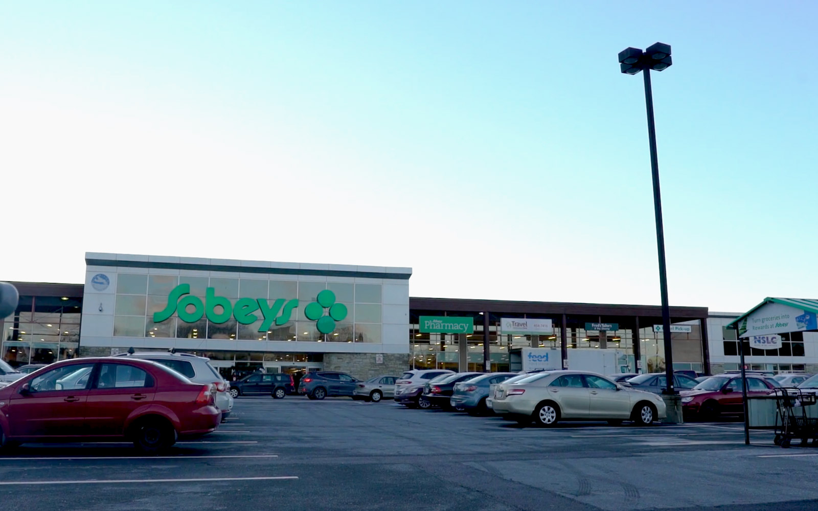 Video still of Sobey's grocery store